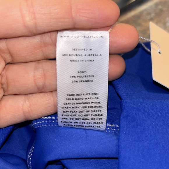 NWT Wilo The Label Contour Seam Leggings in Cobalt Size XS - Picture 7 of 7